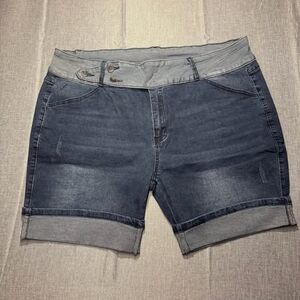 Bermuda Denim Shorts, Plus size